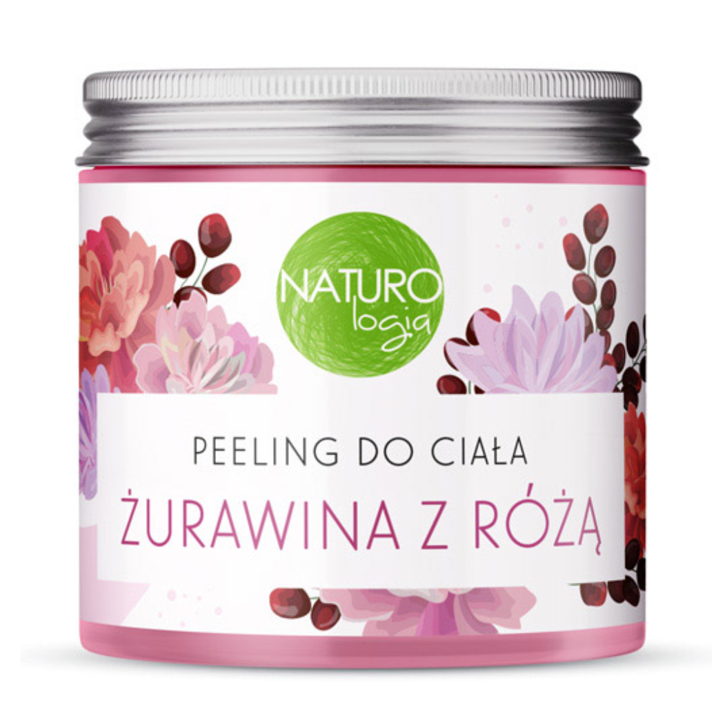 Peeling do ciała Żurawina z Różą