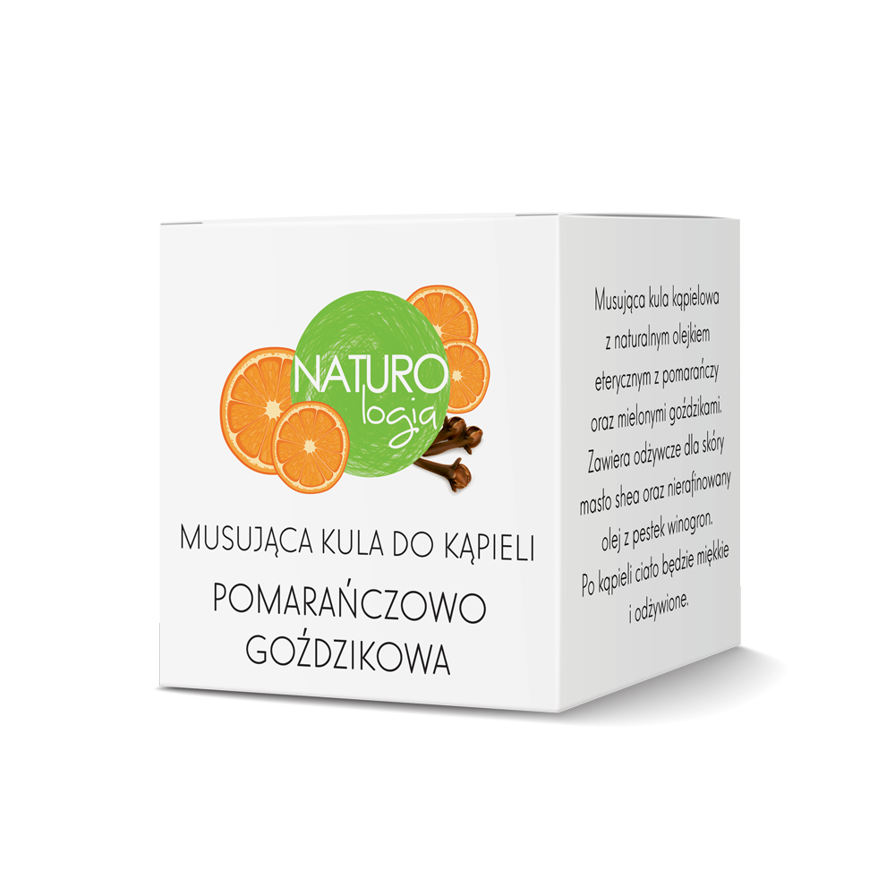 Kula do kąpieli Pomarańczowo - Goździkowa