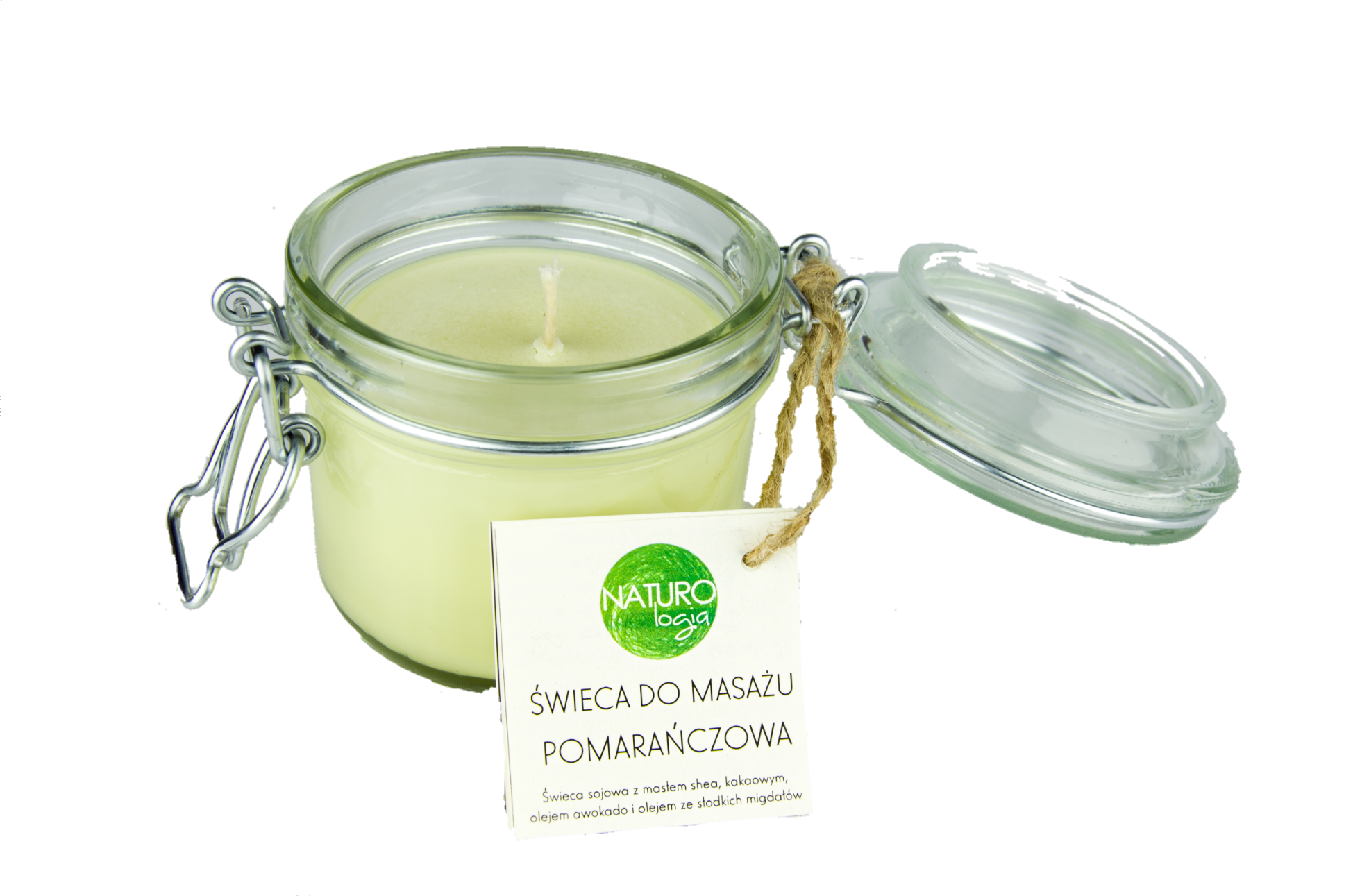 Świeca do masażu pomarańczowa